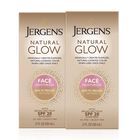 Loci&oacute;n Autobronceadora Jergens Natural Glow Face Spf 20 60 Ml X2