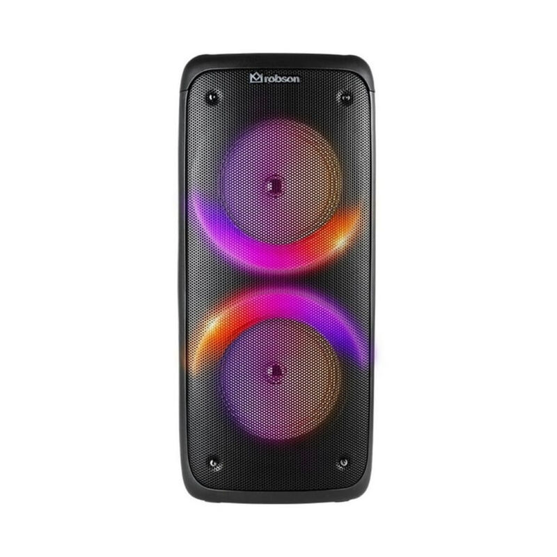 Bocina Portátil Negra con Doble Torre y Conecti... image number null