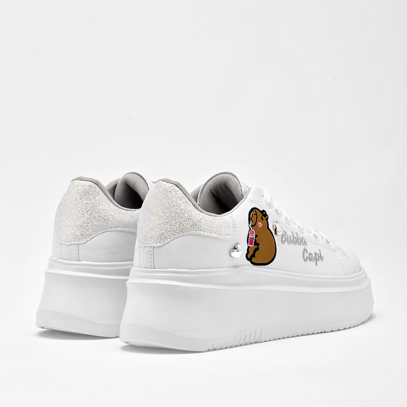 Shadow tenis para mujer blanco plata cod 140815... image number null