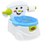 Ba&ntilde;o Entrenador Para Ni&ntilde;os Con Porta Rollo De Papel Recipiente De 1.6 L Sistema Anti Salpicaduras Azul