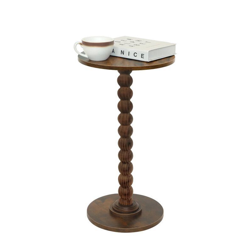 Mesa Auxiliar Fultyle Redonda Para Bebidas Pequ... image number null