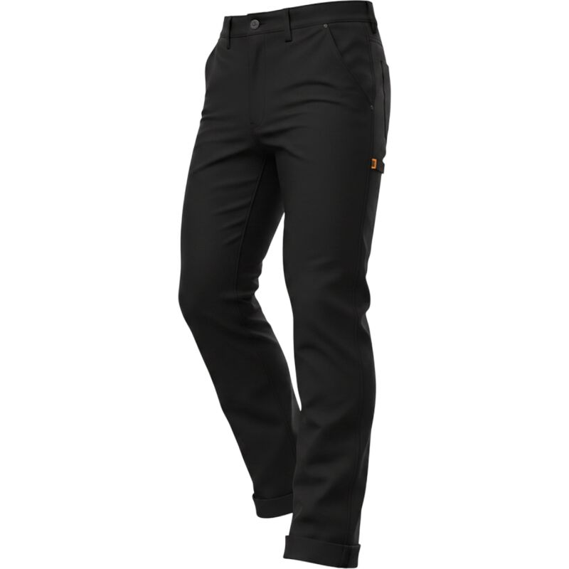 Pantal&oacute;n Cat Hombre Negro Slim Fit De Vestir Ca... image number null