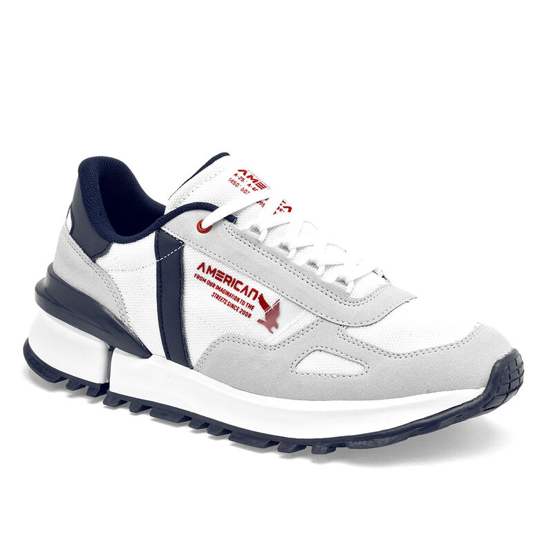 American Fire tenis para mujer blanco gris mari... image number null