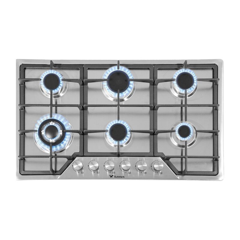 Parrilla Gas 6 Quemadores Empotrable Acero Inox... image number null