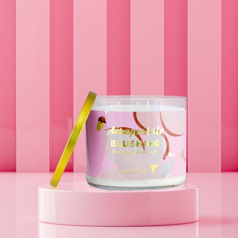Vela Arom&aacute;tica Aeropostale Blushing Soy Con Mar... image number null