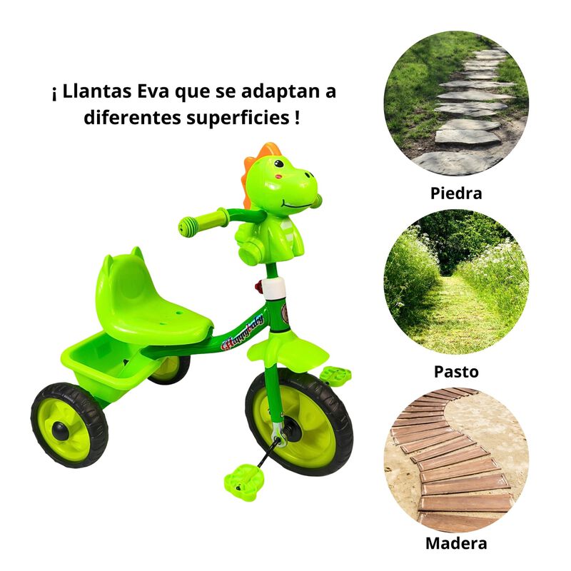 Triciclo Infantil Con Luz Y Sonido Para Ni&ntilde;os 3... image number null