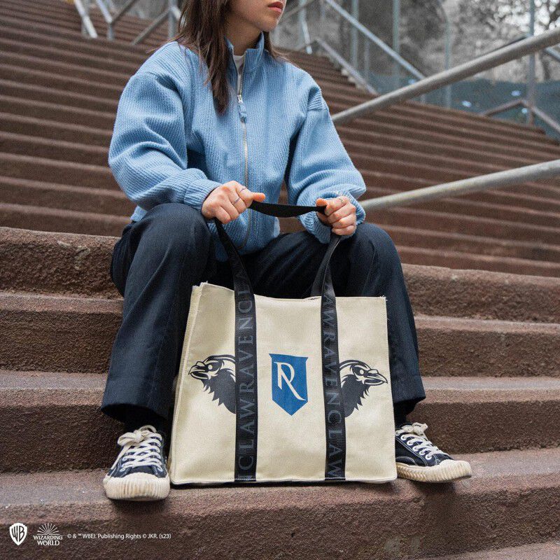 Bolsa De Tela Tote Ravenclaw Harry Potter image number null