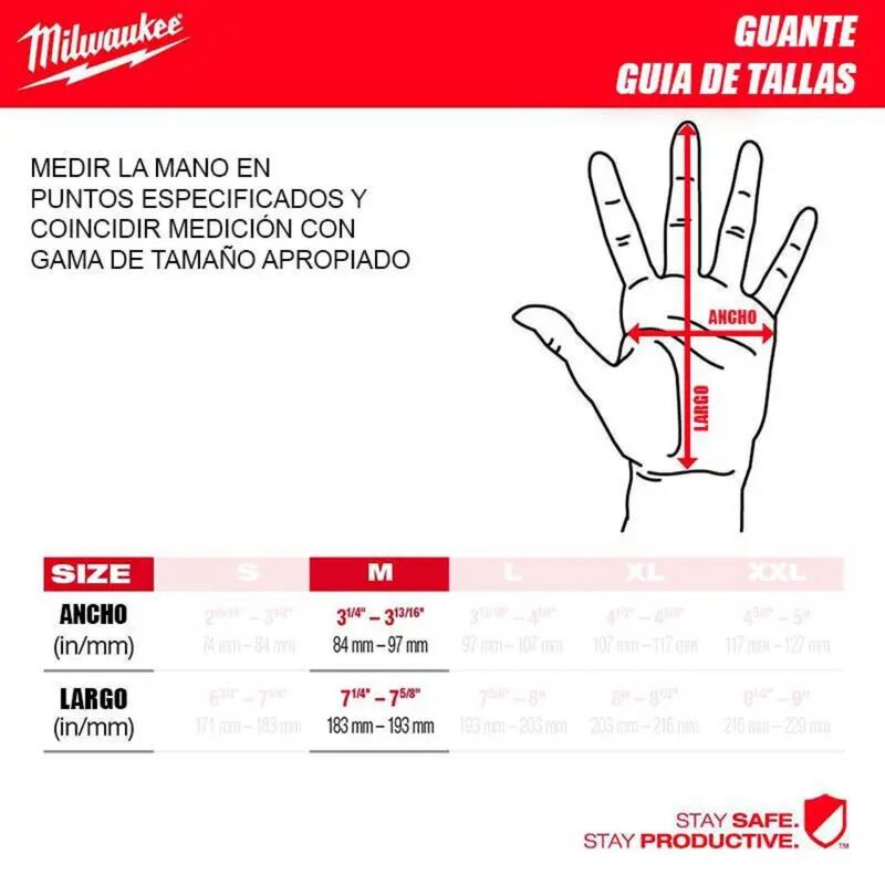 Guantes de Nitrilo Nivel 1 Milwaukee 48-22-8901... image number null