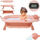 Tina Ba&ntilde;era Bebe Antiderrapante Portatil Plegable Regadera Little Monkey