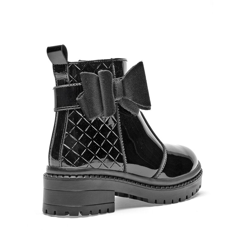 Yuyin Bot&iacute;n para ni&ntilde;a. Negro charol image number null