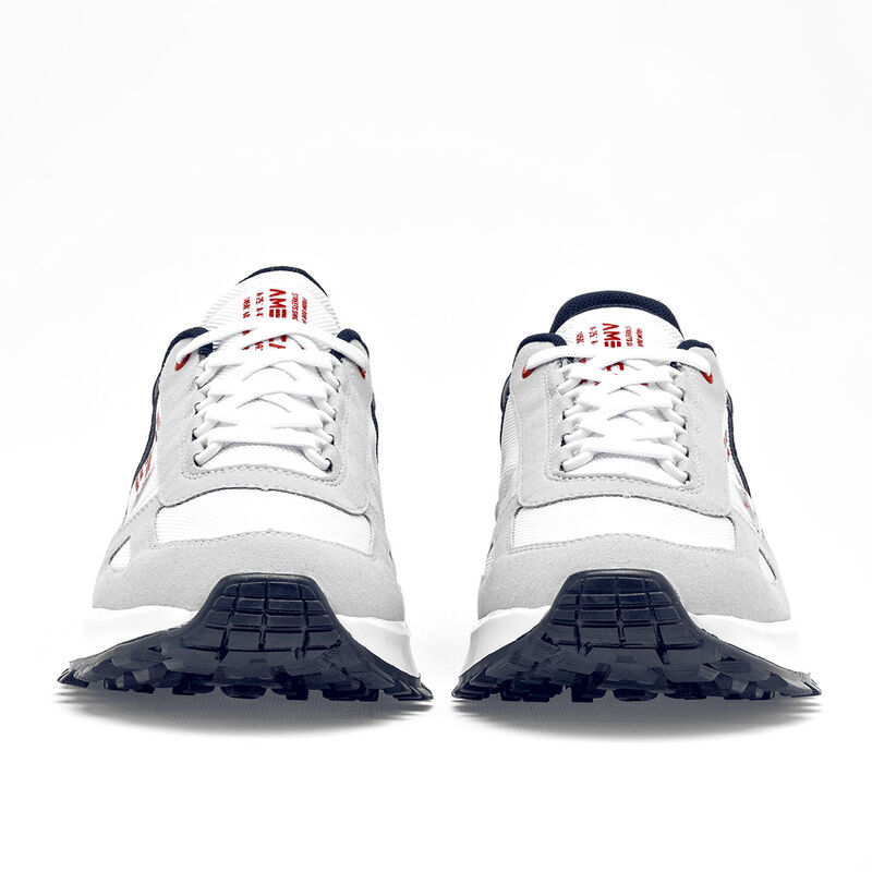American Fire tenis para hombre blanco gris mar... image number null