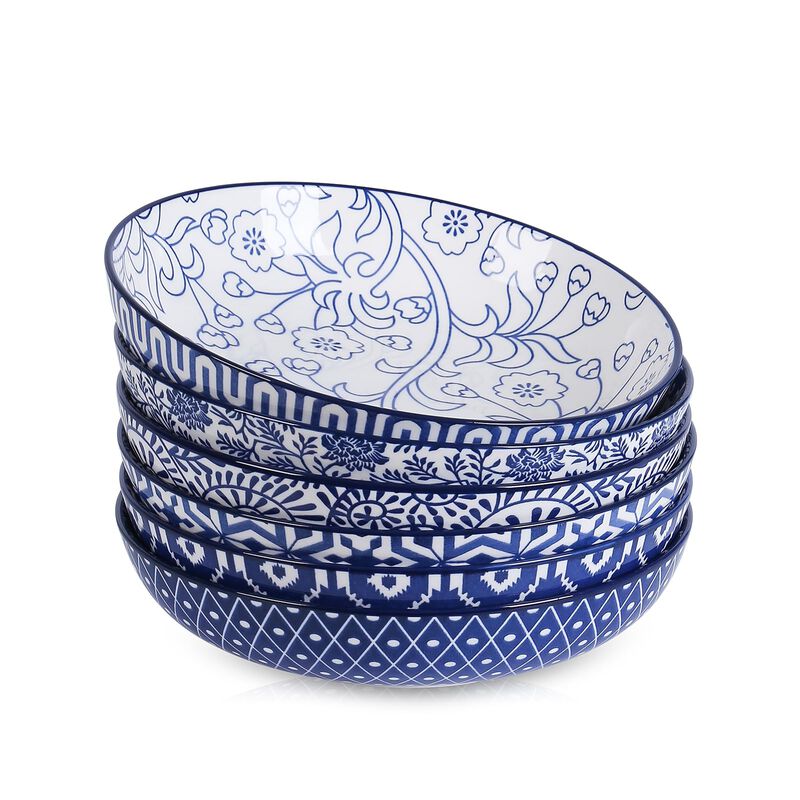 Tazones De Pasta Selamica 34 Oz (22 Cm) - Juego... image number null
