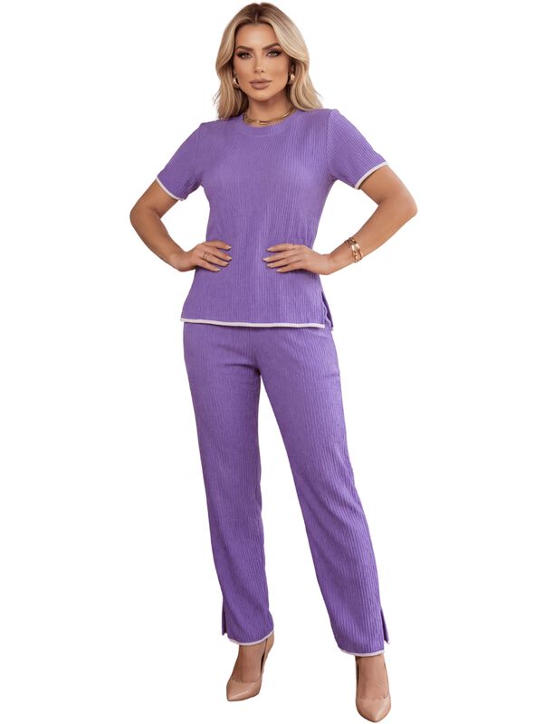 Conjunto 2 Piezas Casual Chic para Mujer, Blusa... image number null