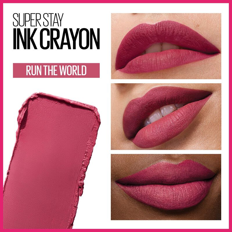 L&aacute;piz Labial Maybelline Super Stay Ink Crayon R... image number null