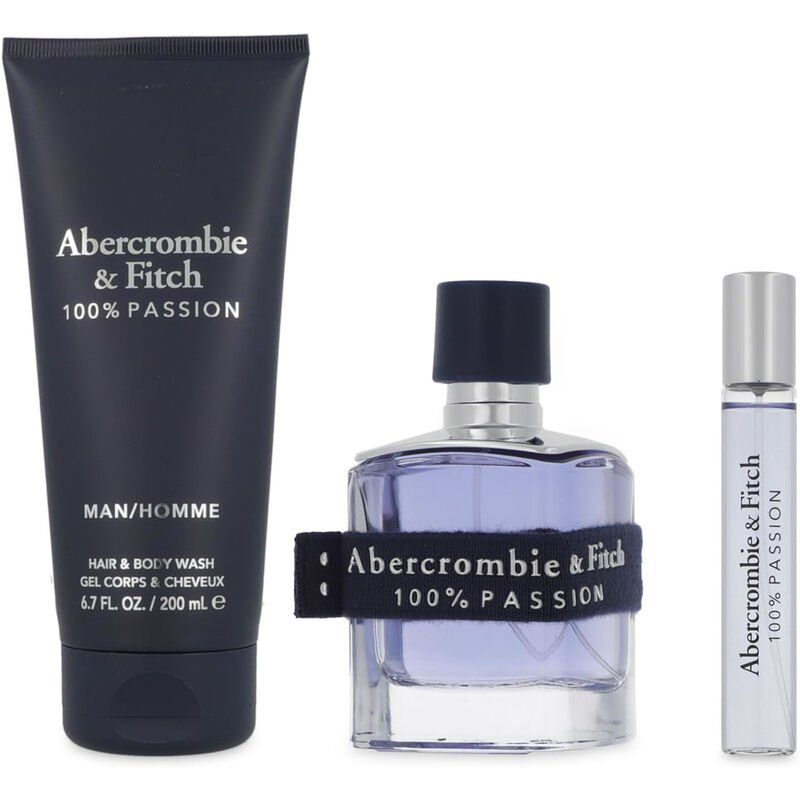 Set Abercrombie And Fitch 100%man Passion 3pzs ... image number null