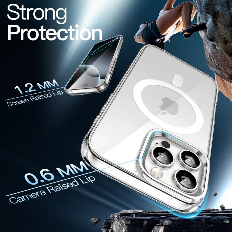 Funda Magn&eacute;tica Transparente Jetech para iPhone... image number null