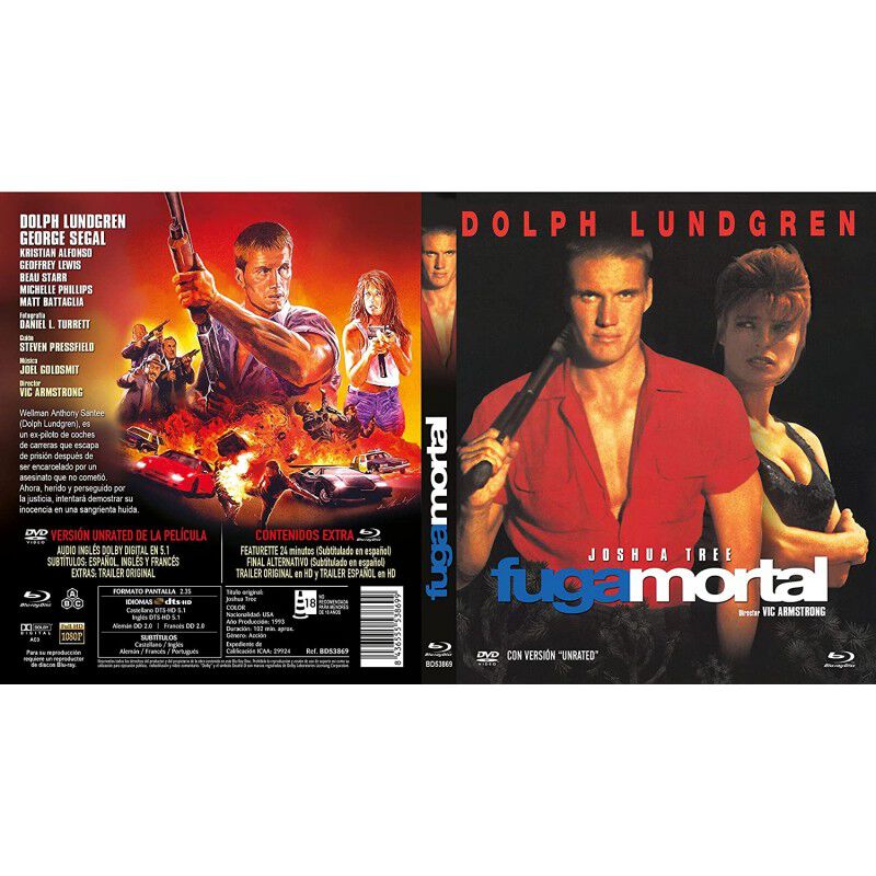 Fuga Mortal 2 Discos Blu-ray,dvd Dvd De Extras ... image number null