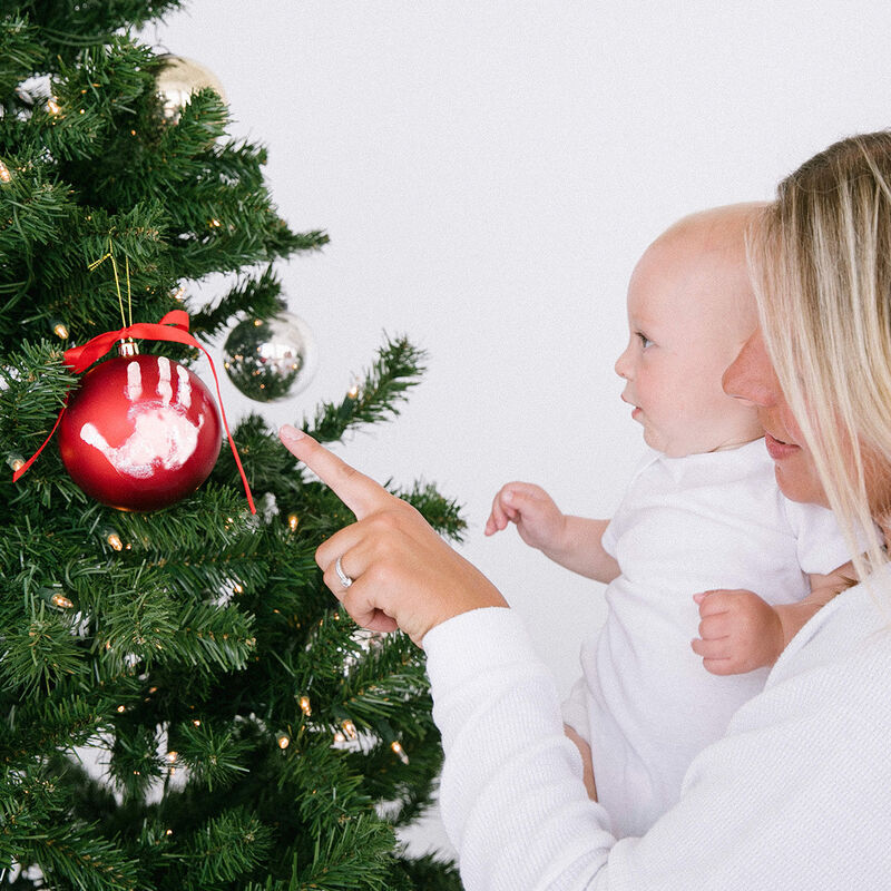 Imprime Tu Huella - Navidad Esfera image number null