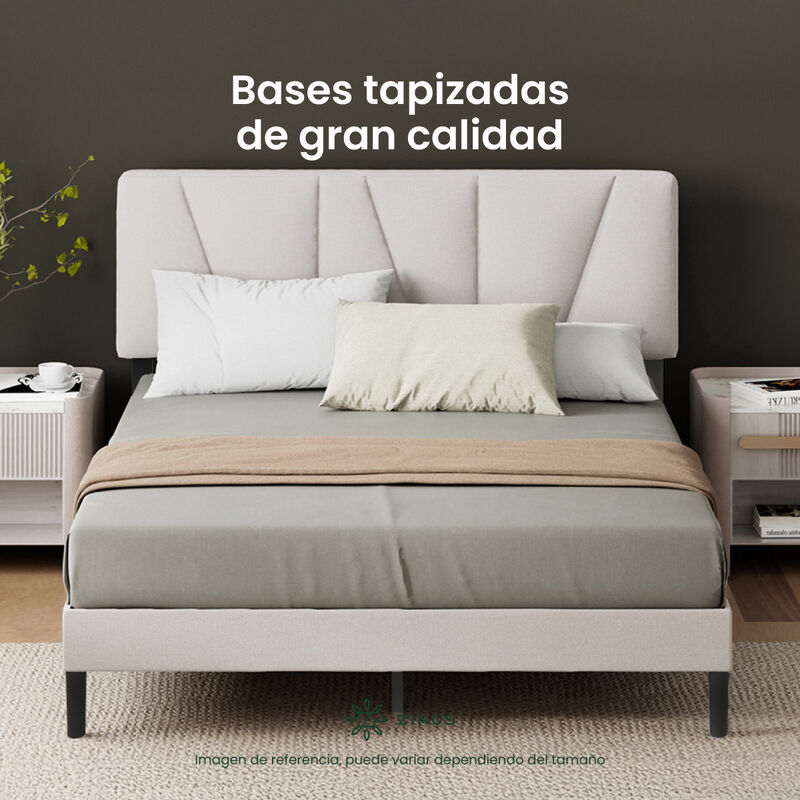 Zinus Maya | Base De Cama Tapizada Dise&ntilde;o Asim&eacute;... image number null