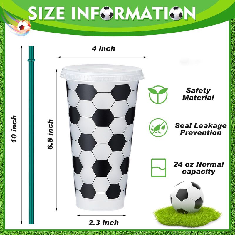Vaso De Pl&aacute;stico 700 ml Tema F&uacute;tbol Uiifan Pack... image number null