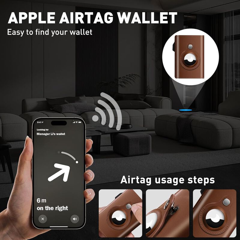 Billetera Fletute Desplegable Con Bloqueo Rfid,... image number null