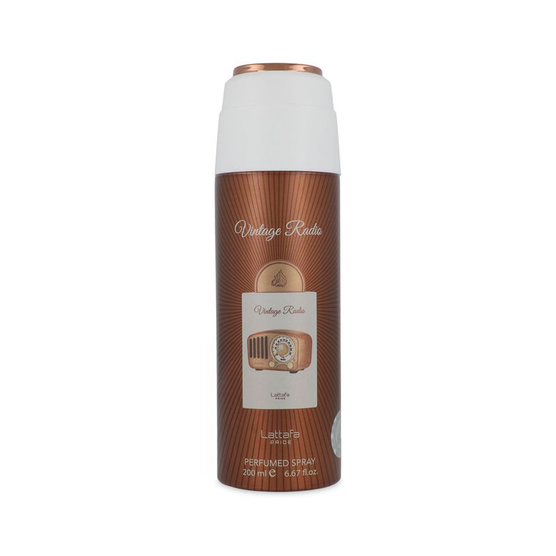 Lattafa Vintage Radio 200ml Body Spray image number null