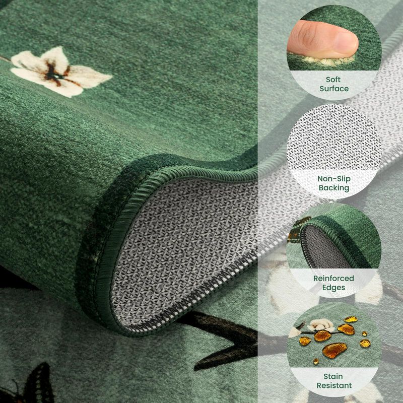 Alfombra Opreine 183x274 cm Verde Con Estampado... image number null