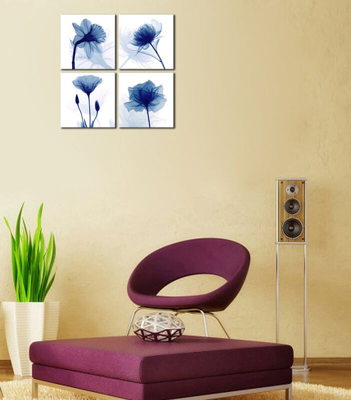 Lienzo Decorativo Pyradecor Con Forma De Flor P... image number null