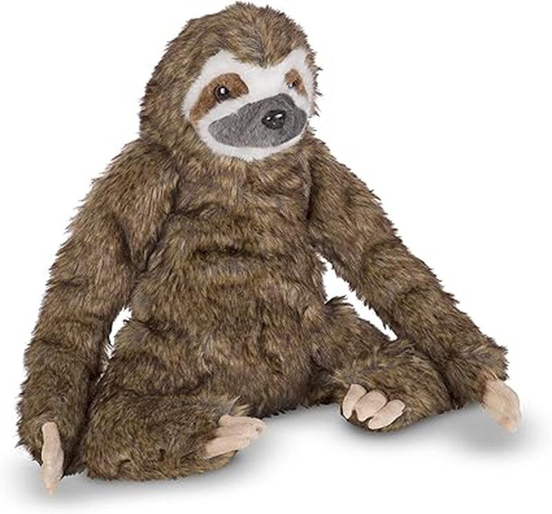 Melissa & Doug Peluche Realista De Perezoso, 14... image number null