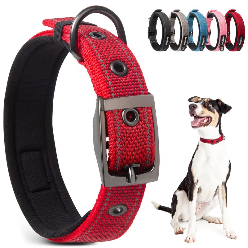 Collar Para Perro Petifine Mediano 36‑48 cm Roj... image number null