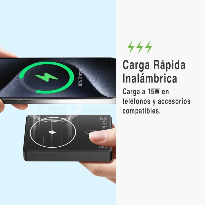 Bater&iacute;a Externa Ampnergy Powerbank Magvault 100... image number null