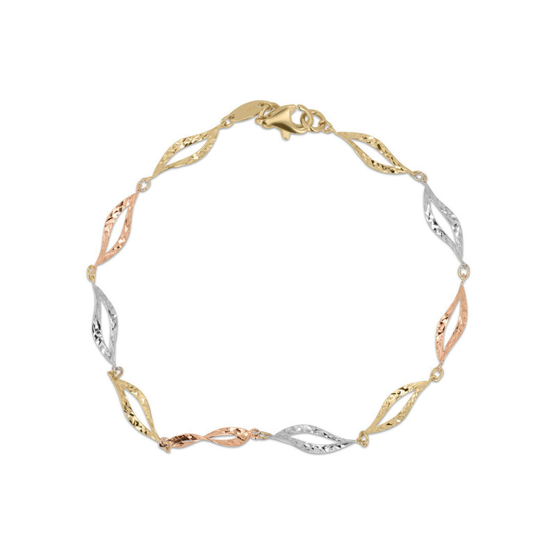 Pulsera De Oro Florentino 14k (19cm Aprox) image number null