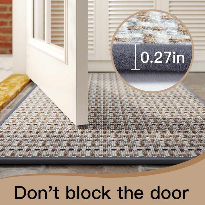 Alfombra Antideslizante Ydkgl 61 cm X 91 cm Gri... image number null