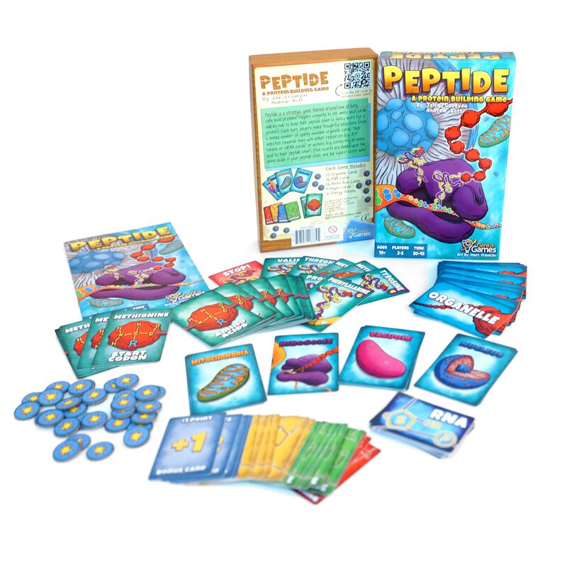 Juego De Cartas Genius Games Peptide: Un Juego ... image number null