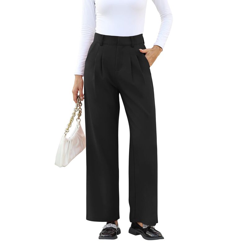 Pantalones de Oficina NIMIN, Cintura Alta, Cort... image number null