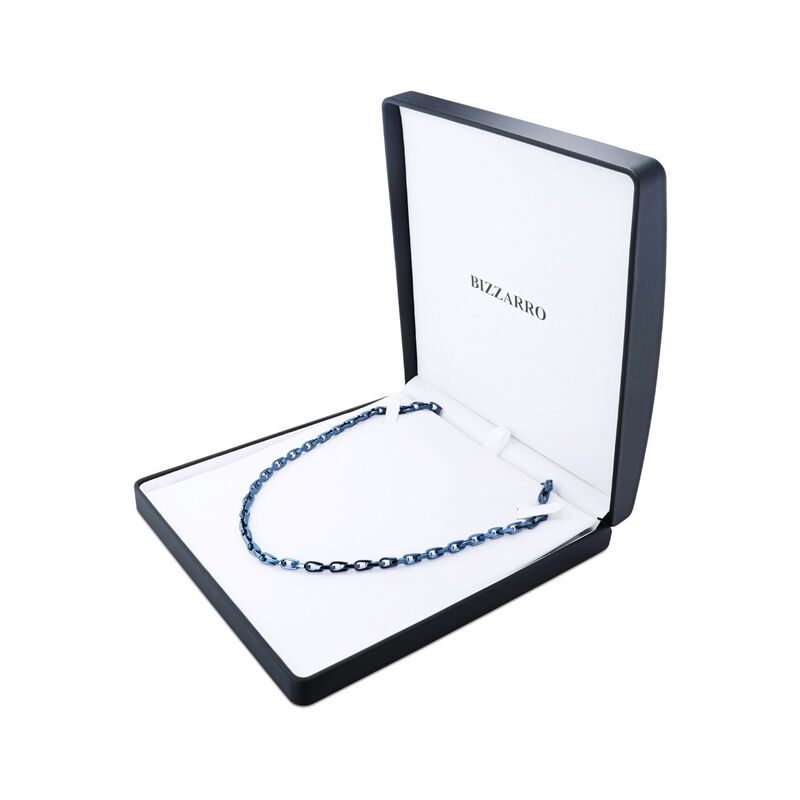 Cadena De Acero Color Azul Caballero (56 Cm Apr... image number null