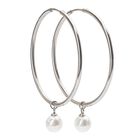 Arracadas Mujer Perlas Joyer&iacute;a Acero Inoxidable Fina Luckyly