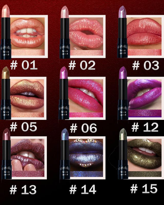 Labial Duatana Met&aacute;lico Rosa Melocot&oacute;n Con Purp... image number null
