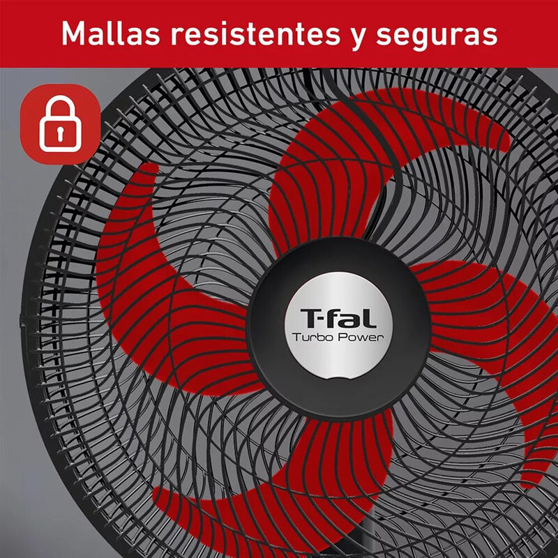 Ventilador de pedestal 18” Silencioso T-FAL Tur... image number null