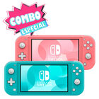 Combo Nintendo Switch Lite Color Turquesa + Nintendo Switch Lite Color Coral