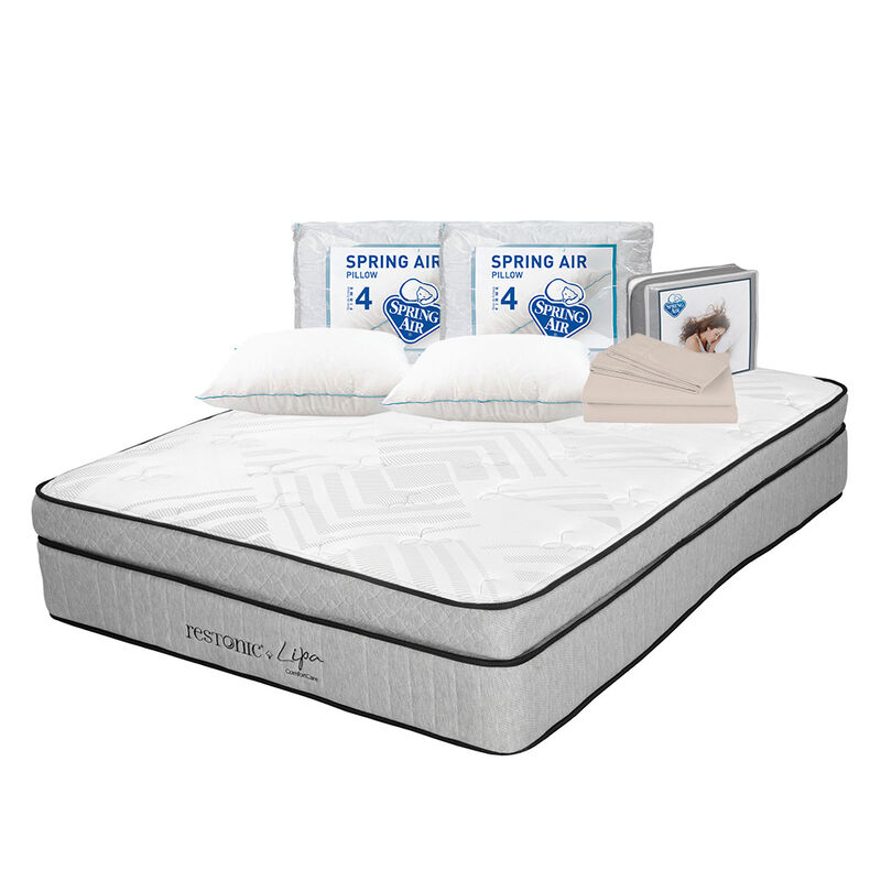 Colch&oacute;n King Size Lipa+Almohada Oso 2+1 juego d... image number null