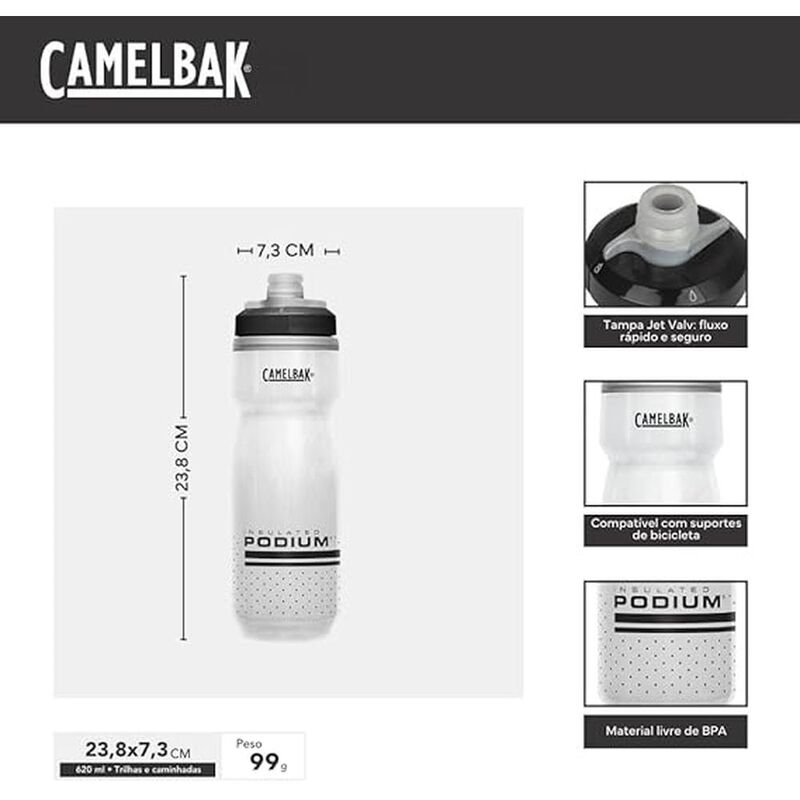 Botella t&eacute;rmica para bicicleta, CamelBak Podium... image number null