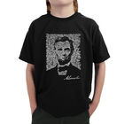 Camiseta Word Art para ni&ntilde;o - ABRAHAM LINCOLN - GETTYSBURG ADDRESS - Negro