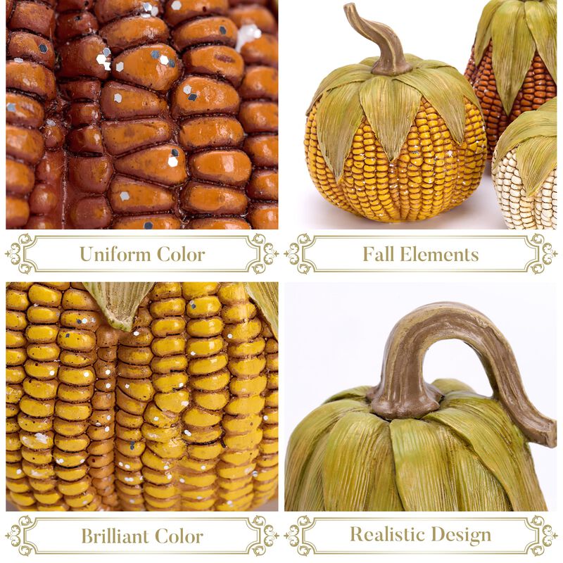 Juego De 3 Calabazas Decorativas Valery Madelyn... image number null