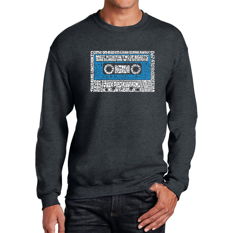 Sudadera De Cuello Redondo Word Art Para Hombre... image number null