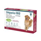 Simparica trio 6 mg 1 x 3 tab (morado) Caja con blister con 3 tabs Linea AntiparasitariosLaboratorio