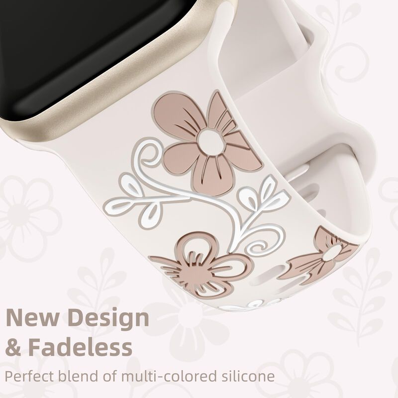 Correa para Apple Watch Witzon Floral 45mm 46mm... image number null