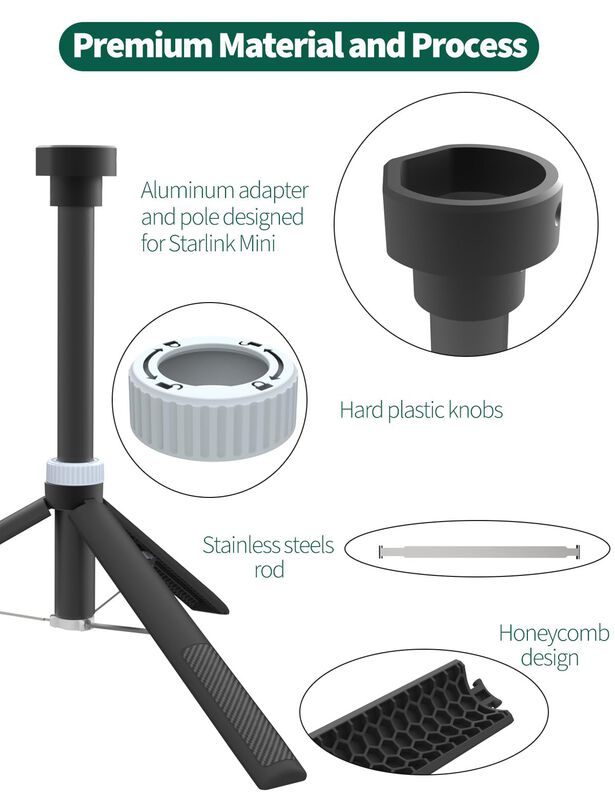 Tr&iacute;pode Starlink Mini Con Adaptador De Aluminio... image number null