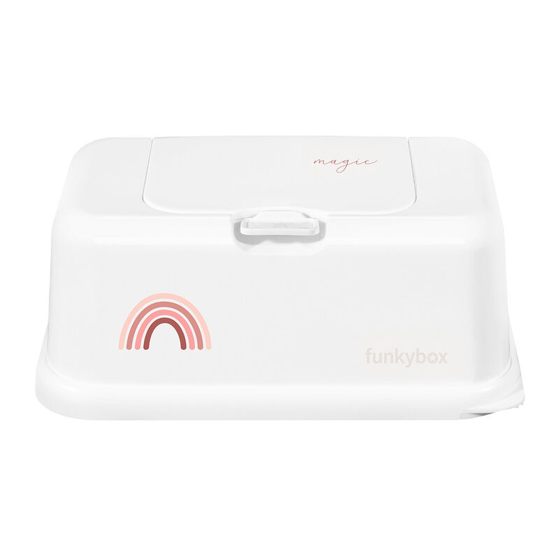 Toallitas Funkybox Blanco - Arcoiris image number null