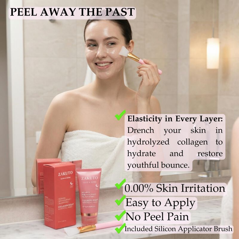 Mascarilla Facial Zakuto Collagen Night 75ml + ... image number null